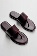 Women Flip Flops Summer Genuine Leather Slippers Casual Flat Shoes Ladies Clip Toe Slides