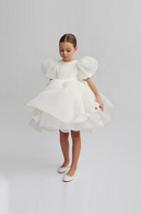 Flower Girl Dress Kids Bridemaid Wedding Dresses Children Tulle Ball Gowns Girls Boutique Party Wear Elegant Frocks