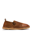 Retro Men Leather Flat Shoes Vintage Loafer Shoes Formal Dress Shoes Man Casual Shoes Soft Step-in Flats