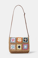 Bohemian Crossbody Bags for Women Woven Shoulder Bag Handmade Summer Beach Flap Purses