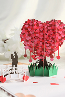 Heart Tree Greeting Card Valentine's Day Cards Valentine's Day Gifts