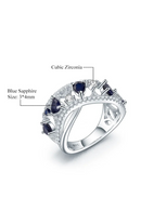 Jewels Light Luxury Design and High Grade Natural Diopside Prosperous Series 925 Silver Inlaid