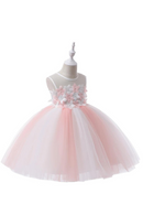 Wedding Party Dress For Girl Flower Elegant Kids Princess Clothes Formal Prom Children's Pageant Ball Gown Evening Baby Vestidos