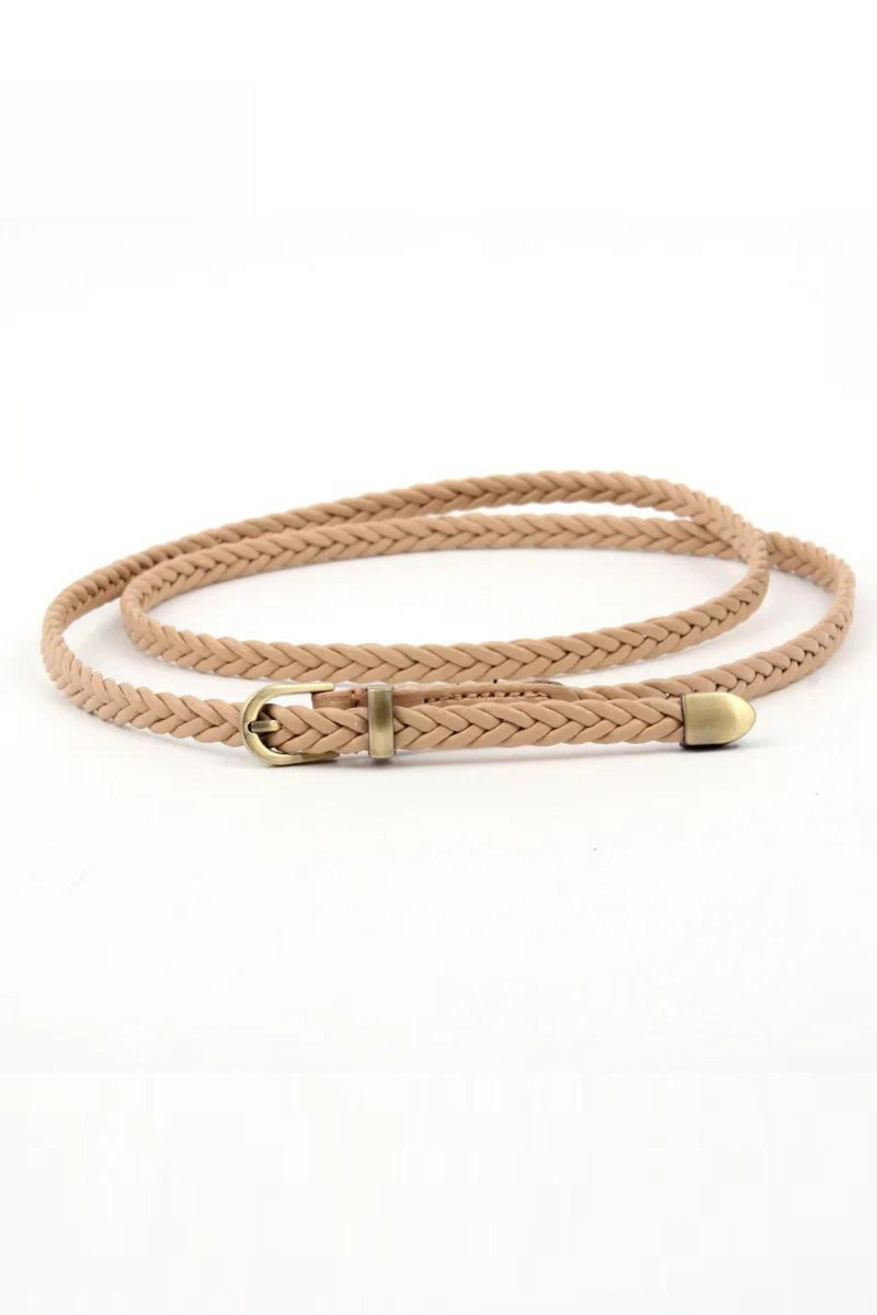 Women's HandWoven Belt Vintage Casual Thin Belt Leather