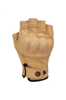 Motorcycle Gloves Leather Half Finger Cycling Motorbike Breathable Wear-resistant