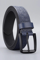Vintage Men's Belt Male Emboss Leather Belts Luxury Brand Designer Pin Buckle Waistband