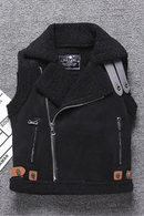 Boys Girls Buckskin Vest Autumn Winter Children Thicker Warm Coat Waistcoat Kids Jackets Fur Vest