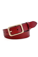 Belt Women's Simple And Leather Vintage Pin Buckle Wide Belt For Women Casual Belts