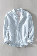 Linen summer shirt men casual shirts for men