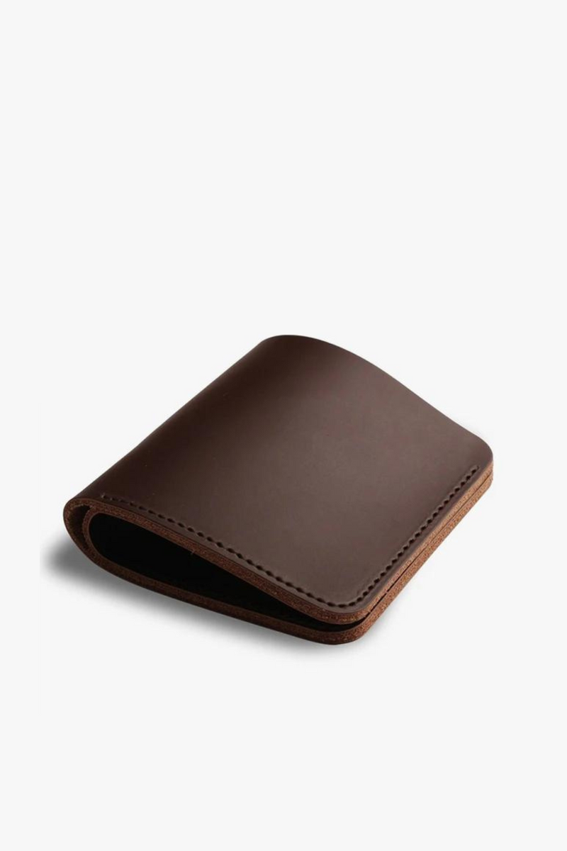Men Retro Short Wallet Split Leather Ultra-Thin Vintage Small Purse For Man Casual Male