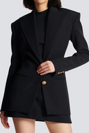 Spring and Autumn Collar Two Button Slimming Long Sleeve Commuter Women's Blazer