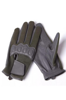 Leather Men Gloves Pilot Flame Retardant Cloth Genuine Leather Breathable Touchscreen Gloves Male
