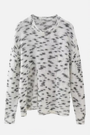 Autumn Vintage Women Side Opening Soft Knitted Sweater V-Neck Long Sleeves Female Chic Lady Tops