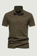 Men Polo Shirts Casual Short Sleeve Polo Shirts for Men Turndown Collar Polos Man Summer