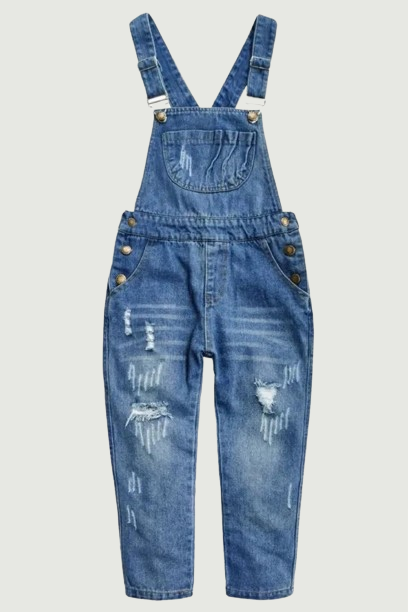 Jeans Pants Top Quality Kids Overalls Spring Boys Girls Bib Suspender Denim Trousers Children Clothing Clothes