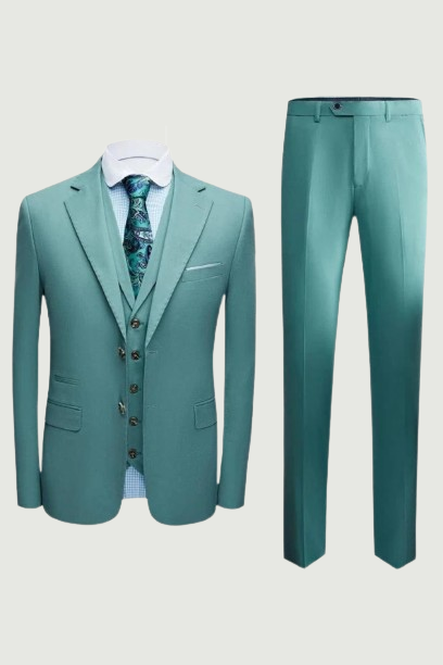 Men's Suits Green Men's Casual Suits Men's Wedding Dresses Large Size Men's Formal Suits