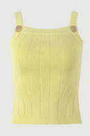 Summer Spaghetti Straps Women Street Knitted Slim Tops Solid Short Lady