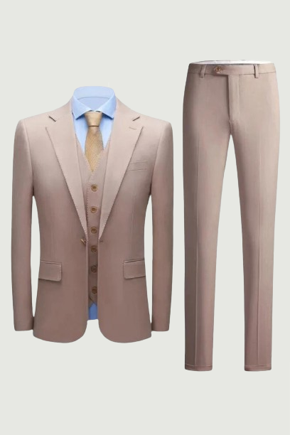 Men's Casual Suit Men's Wedding Dress Three Pieces Set Men's Formal Wear