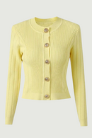 Long Sleeve Spring Knitted Sweater Casual Style Short Women Tops