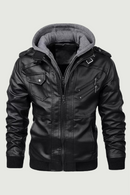 Men's Leather Jackets Autumn Casual Motorcycle Jacket Biker Leather Coats Brand Clothing