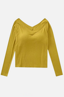 Ribbed Backless Bra T-Shirts For Women Tops Tee Casual