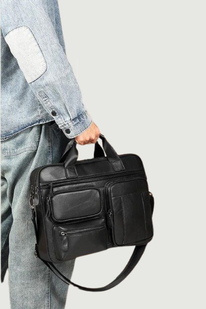 Men's Business Briefcase Laptop Laptop Office Business Messenger Bag Shoulder Bag Handbags