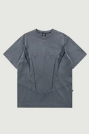 Summer Tactical T-Shirt Mens Patchwork Design T Shirt Streetwear Black Tees Tops