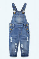 Kids Spring Autumn Baby Clothing Denim Trousers Jeans Jumpsuits Children Rompers Toddler Clothes