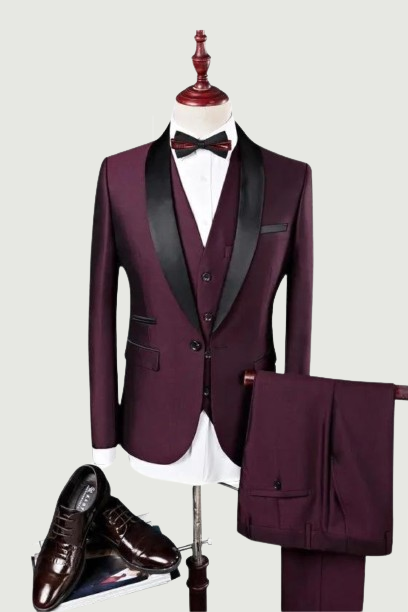 Men Suit Wedding Suits For Men Shawl Collar Slim Fit Burgundy Suit Mens Royal Blue Tuxedo