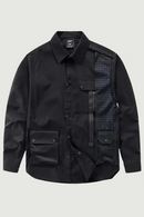 Spring Long Sleeve Tactical Shirts Coat Men Hip Hop Black Tops Male Clothing
