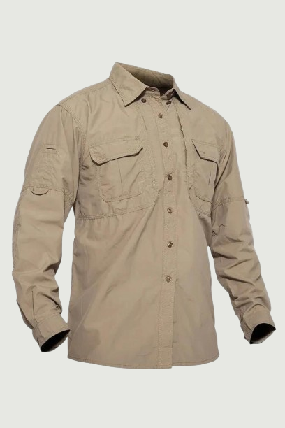 Men's Tactical Shirts Summer Lightweight Quick Drying Shirts Army Military Shirts Long Sleeve Outdoor Work Cargo Shirts
