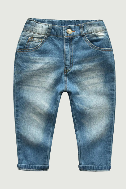 Baby Boys Cotton Jeans Pants Kids Children Spring Autumn Thinner Denim Causal Trousers Children Clothing for 2-7 Years Old
