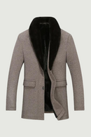 Men Woolen Coat Winter Long Coat Men Winter Jacket Autumn Men Wool Blend Overcoat Trench Coat