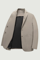 Men's Casual Suit Spring and Autumn Thin Business Slim-fit Solid Seamless Anti-wrinkle Small Suit Jacket