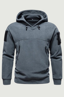 Winter Fleece Hoodies Men Military Tactical Sweatshirts Outdoor Hood Warm Thermal Hooded Men's Sweater Autumn