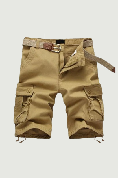 Men Summer Knee Length Cargo Shorts Trousers Sweatpants Hombre Male Casual Slim Fit