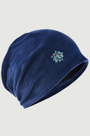 Rhinestone pentagram hats for women Velvet beanie Double Layer Skullies Turban cap autumn girls bonnet winter hats women's gorro