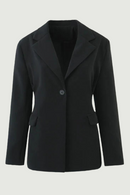 Blazers Jacket Woman Spring Autumn Style Vintage Slim Casual Long-Sleeved Suit Coat Female