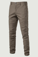 Autumn Winter Casual Cotton Men Pants Slim Fit Pants Classic Business Pants