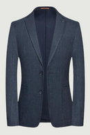 Autumn and Winter Handsome Men's Business Leisure Suit Jacket Young Two Buckle Single West Shirt