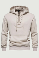 Casual Loose Solid Pattern Printed Hooded Sweatshirt Harajuku Street Hip Hop Men and Women Couple Hooded Sweatshirt