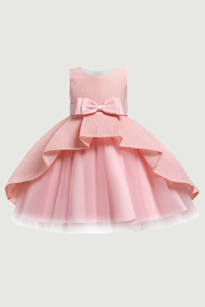 Flower Toddler Girls Dress Lace Bow Kids Dresses For Girls Clothes Children Christmas Dress For Girl Party Wedding Costume