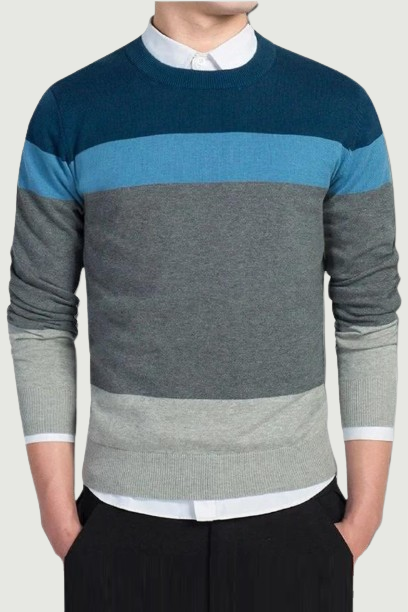 Men Sweaters and Pullovers Men's Casual Slim Fit Long Sleeved Knitted Sweaters Pullovers Male Clothes