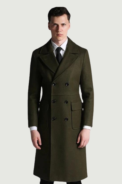 Men Winter Jacket Wool British Style Men Longer Section Woolen Coats Men Jackets Outerwear Warm