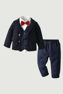 Winter Arrival Classic Fashion Boy's Woolen Coat Suit  Birthday Party Clothing