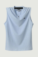 Summer Comfortable Breathable Gym Accessories Tank Tops Men Sleeveless Casual Loose Fat Tees