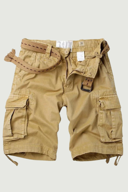 summer men shorts cotton cargo streetwear