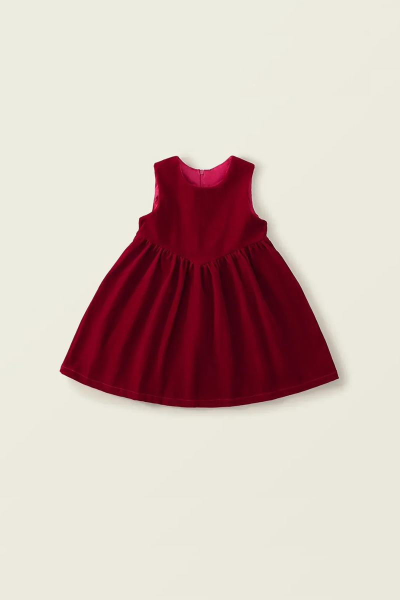 Autumn in Kids Baby Girls Velvet Simple Clothing children Dresses 2-3Y
