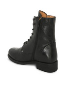 BLACK MEN LACE CLOSURE BOOTS
