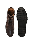 Mid-Top Lace-Up Combat Boots